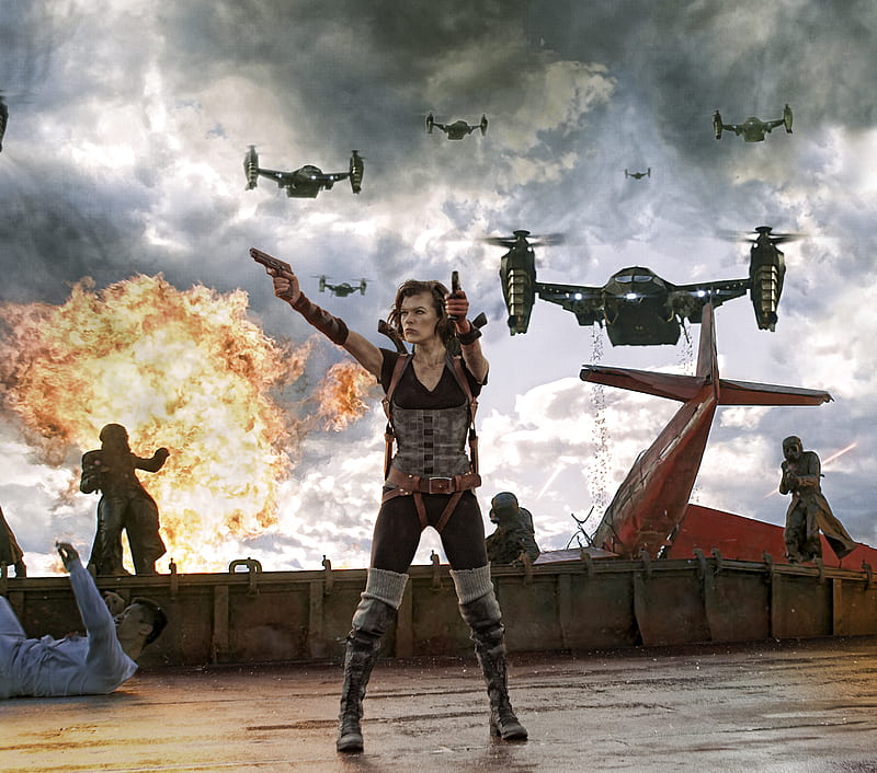 Resident Evil 5, 2012, action, alice, cool, movie, nice, HD wallpaper