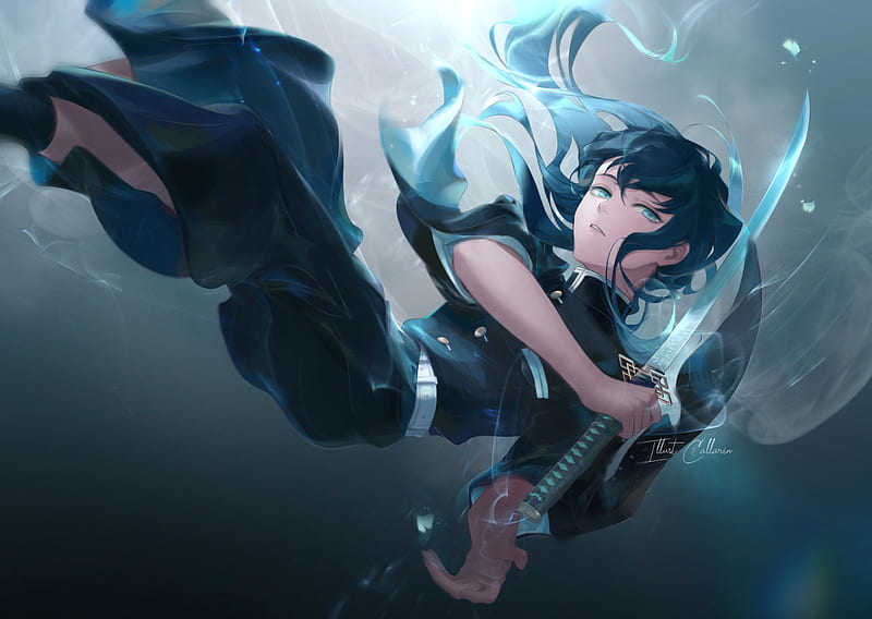 Download wallpaper 840x1160 bubble, underwater, cute, anime girl