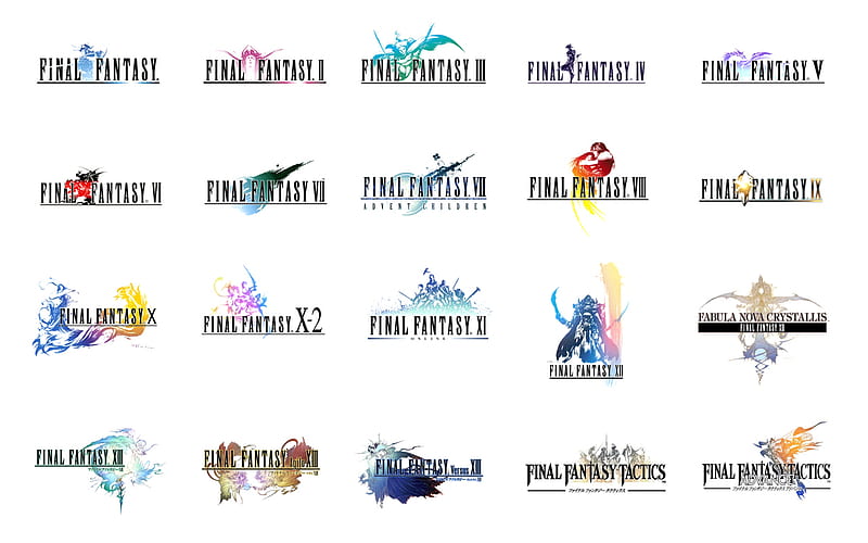 Final Fantasy logo, video game, final fantasy, logo, HD wallpaper
