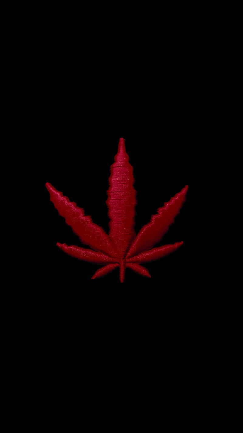 Red Marijuana, leaf, marijuana, red