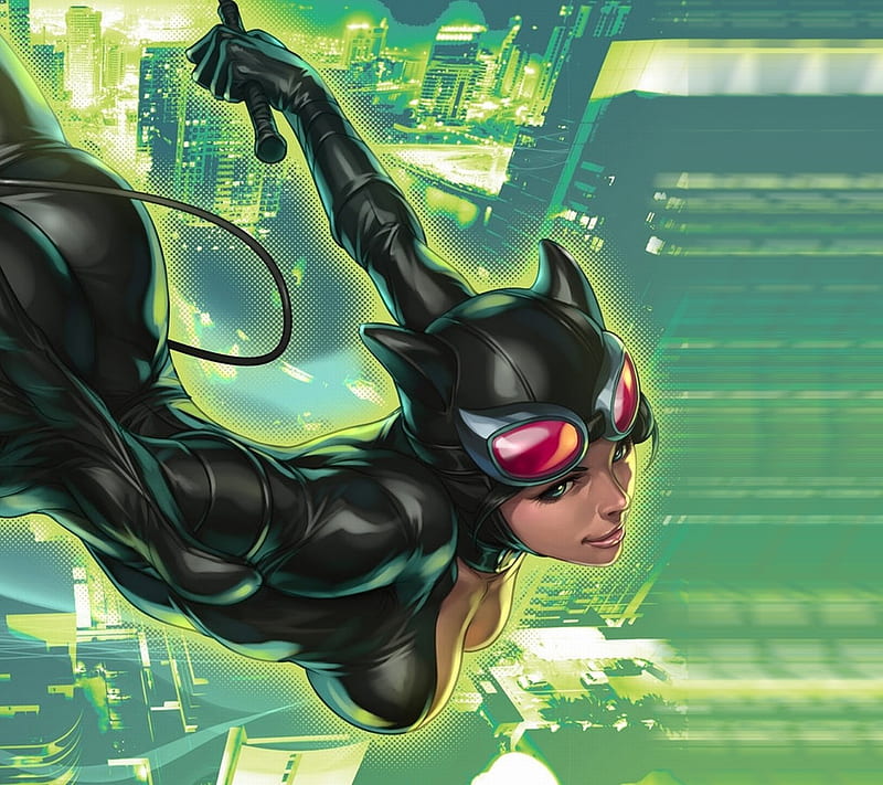Catwoman, comic, dc, HD wallpaper