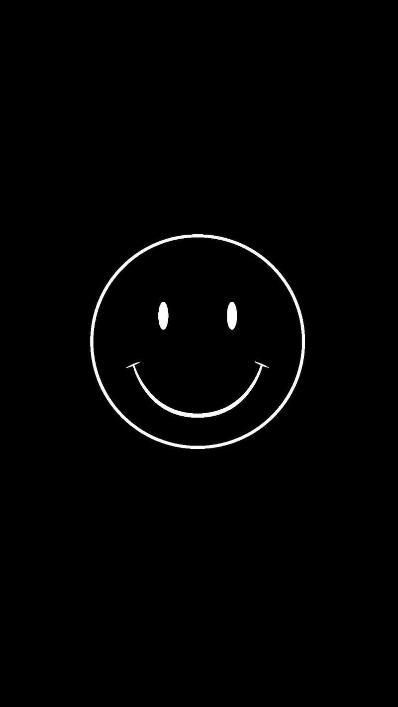 Black Smile.smile face, black smile, smile, face, black, HD phone ...