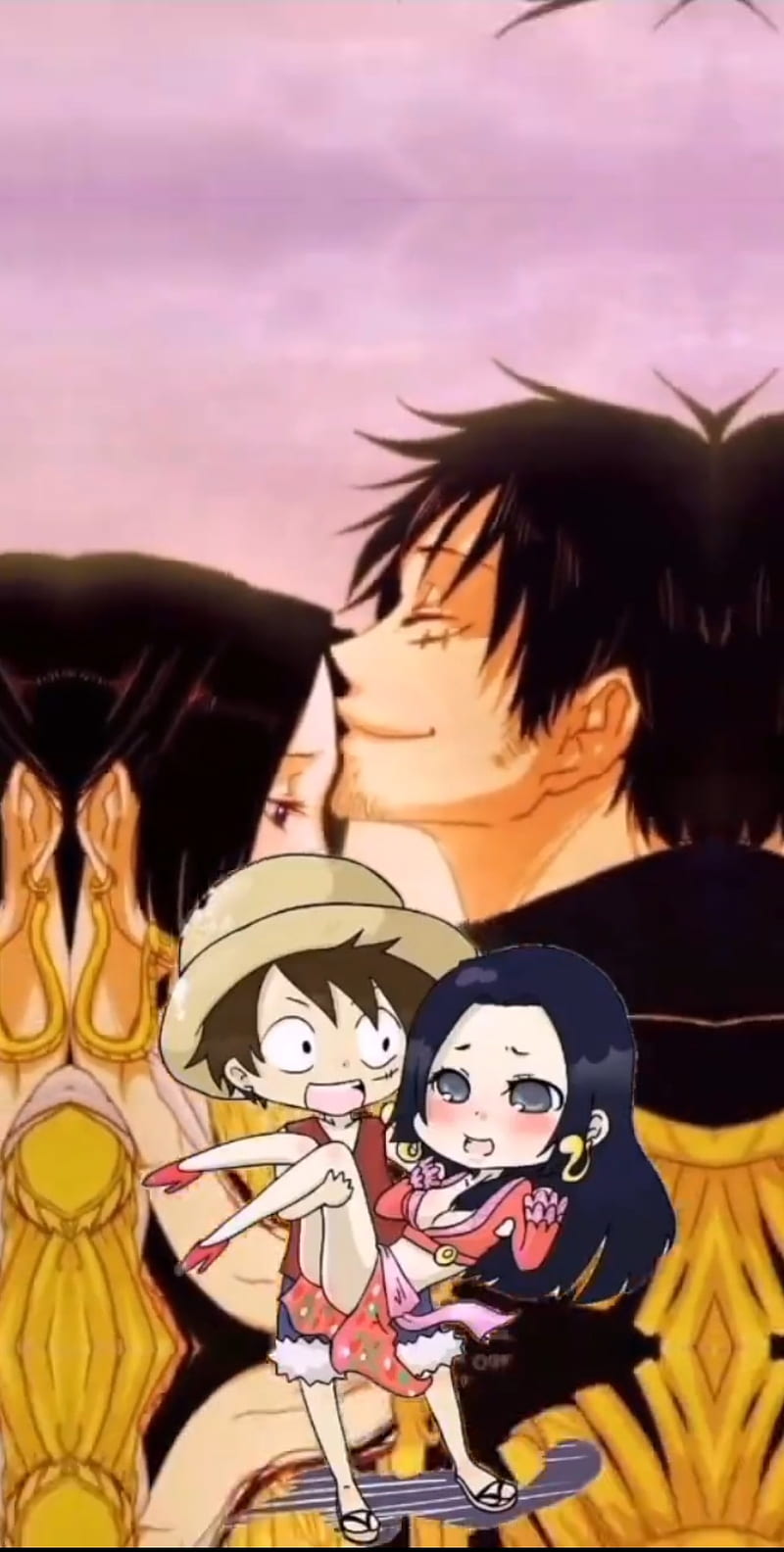 Luffy x Boa: Tình yêu đích thực luôn là điều tuyệt vời nhất, hãy xem Luffy và Boa cùng chia sẻ những khoảnh khắc lãng mạn trong One Piece.