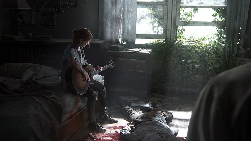 Guitar, Video Game, Ellie (The Last Of Us), The Last Of Us Part Ii, HD wallpaper