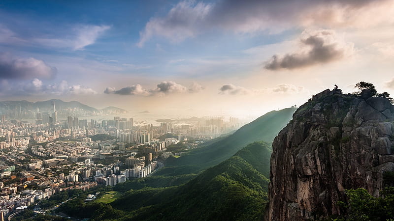 Hong Kong Hong, kong, view, HD wallpaper
