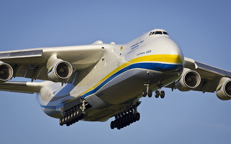An-225, cargo aircraft, largest aircraft, Ukraine, Ukrainian aircraft, Antonov, HD wallpaper