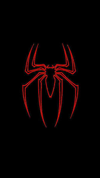 SpiderMan-Logo, spider, man, marvel, logo, HD mobile wallpaper
