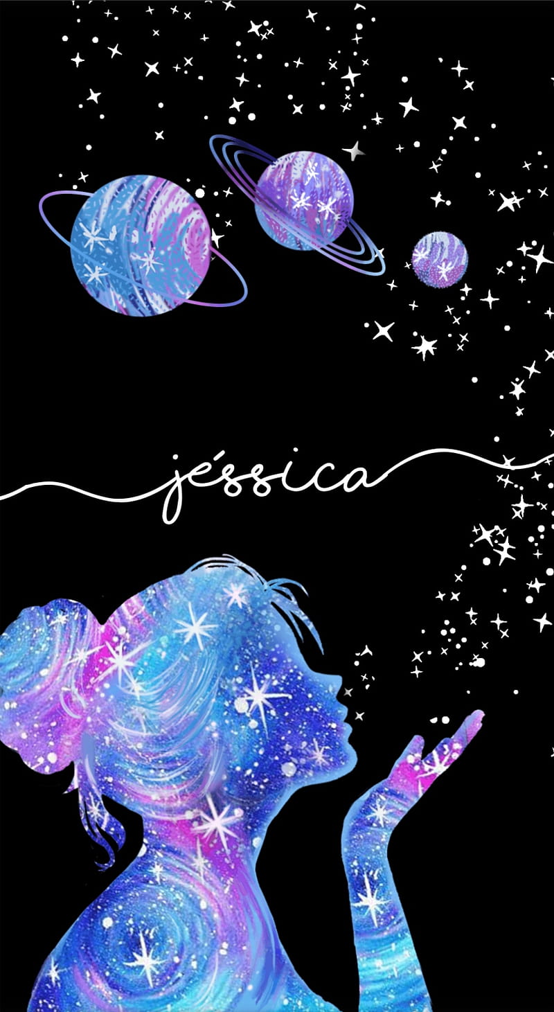 Jessica, estrela, planeta, HD phone wallpaper