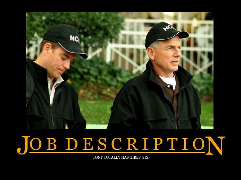 NCIS Boss Gibbs and Tony, ncis, job description, HD wallpaper