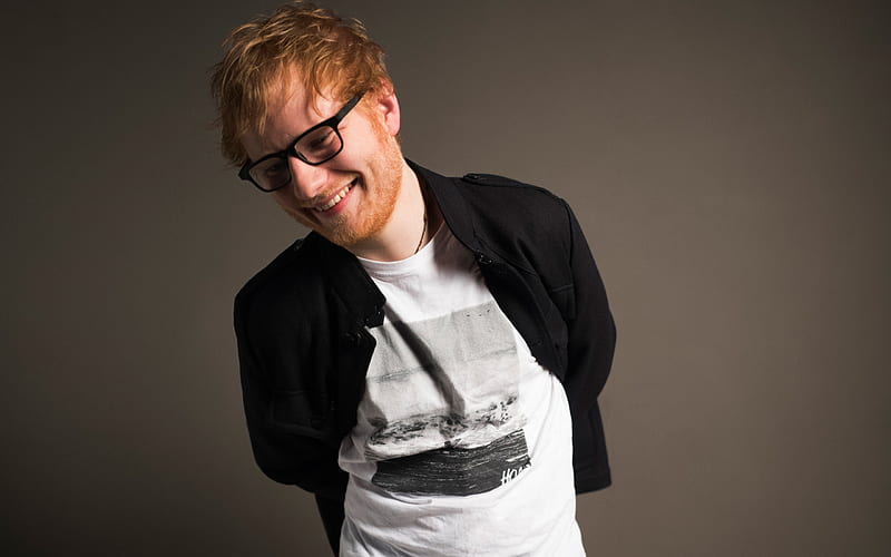 Ed Sheeran British singer, musician, portrait, smile, Edward Christopher Sheeran, HD wallpaper