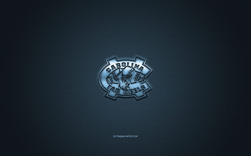 North Carolina Tar Heels logo, American football club, NCAA, blue logo ...