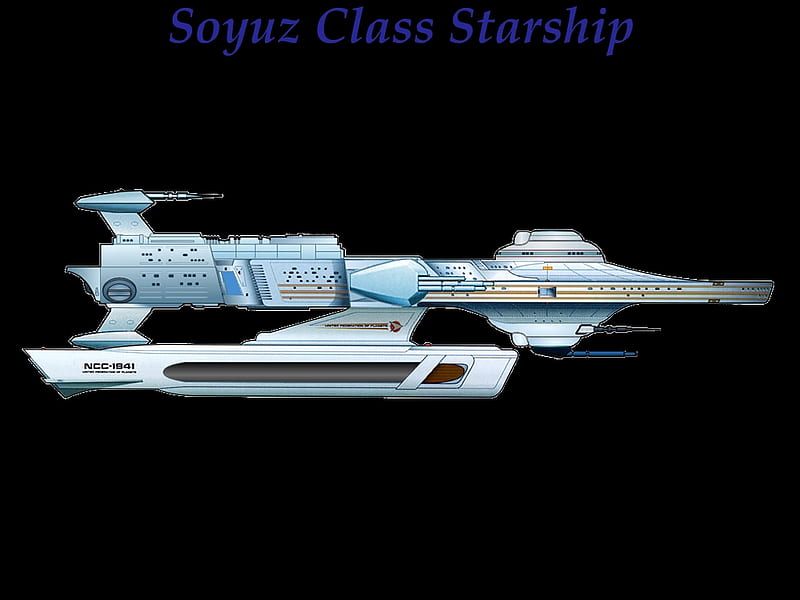 Star Trek - Soyuz Class Starship, star trek, tv, ship, space, HD wallpaper