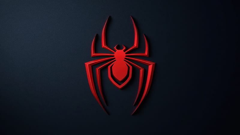 Spider Man Miles Morales Logo , spider-man-miles-morales, games, 2020-games, ps5-games, ps-games, spiderman, marvel, logo, HD wallpaper