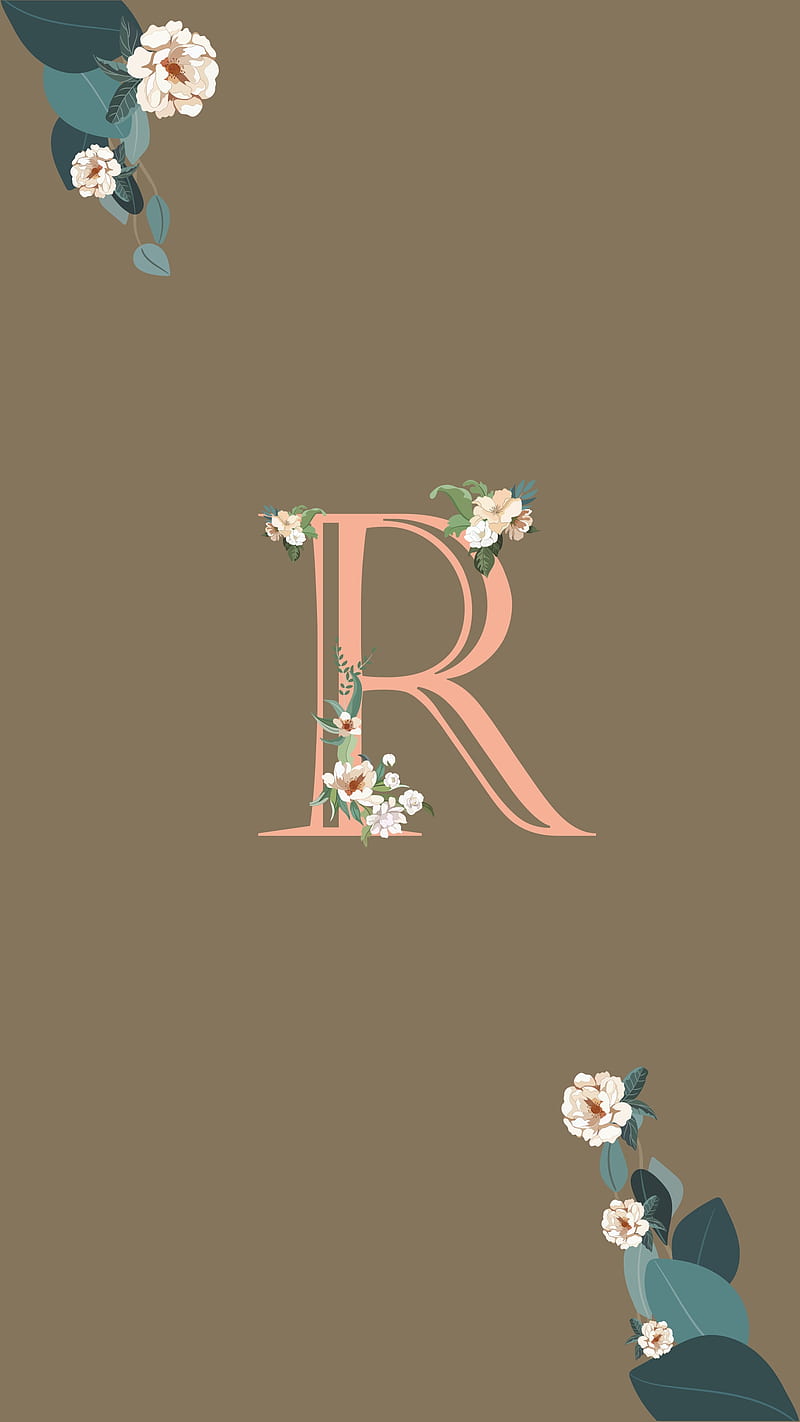 Flower Alphabet R, ipad, iphone, letters, mobile, phone, samsung, tablet,  HD phone wallpaper | Peakpx