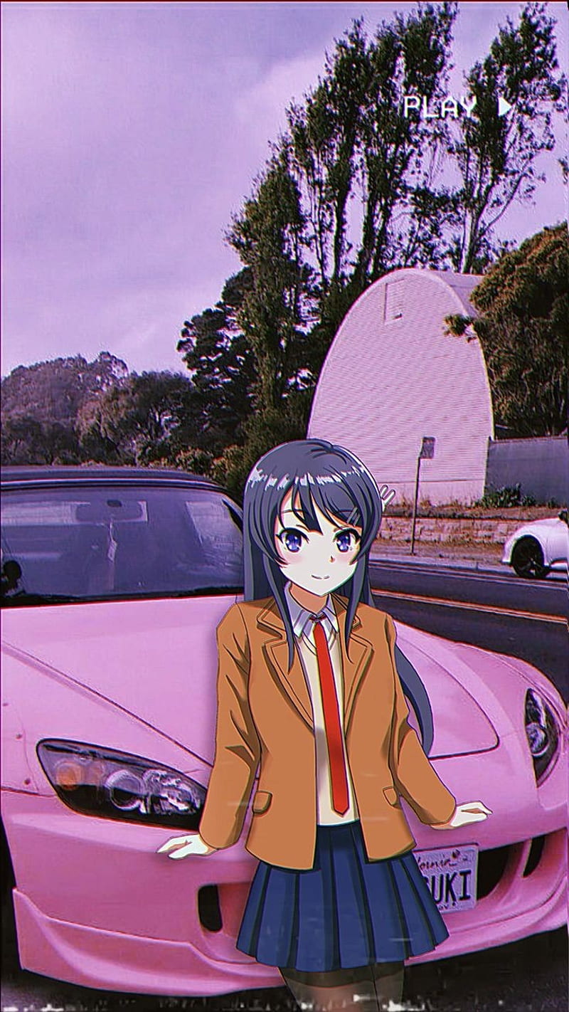 Pin on Anime, purple anime car HD phone wallpaper | Pxfuel