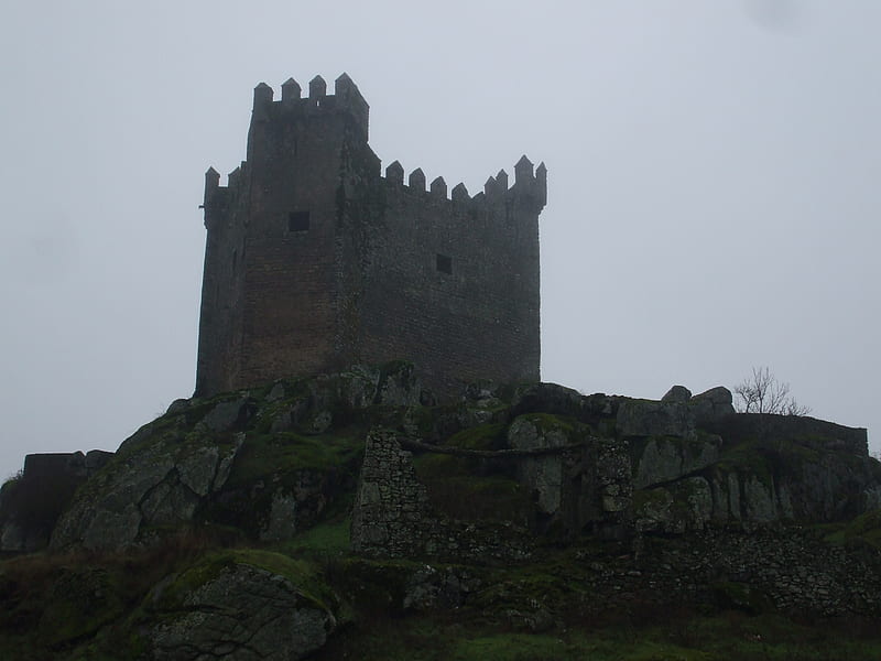 Medieval Tower Penedono - Portugal, medieval, tower, tower, portugal, penedono, HD wallpaper