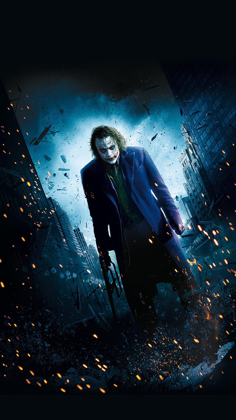 JOKER - Dark Knight, 2008, batman, dark knight, gotham, heath ledger, jack  white, HD phone wallpaper | Peakpx