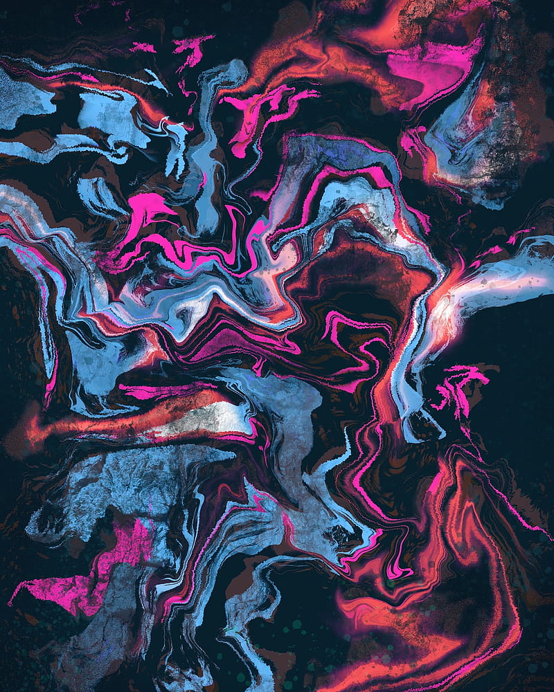 Swirled , abstract, amoled, colorful, disco, galaxy, infinity, liquid, wave, HD phone wallpaper