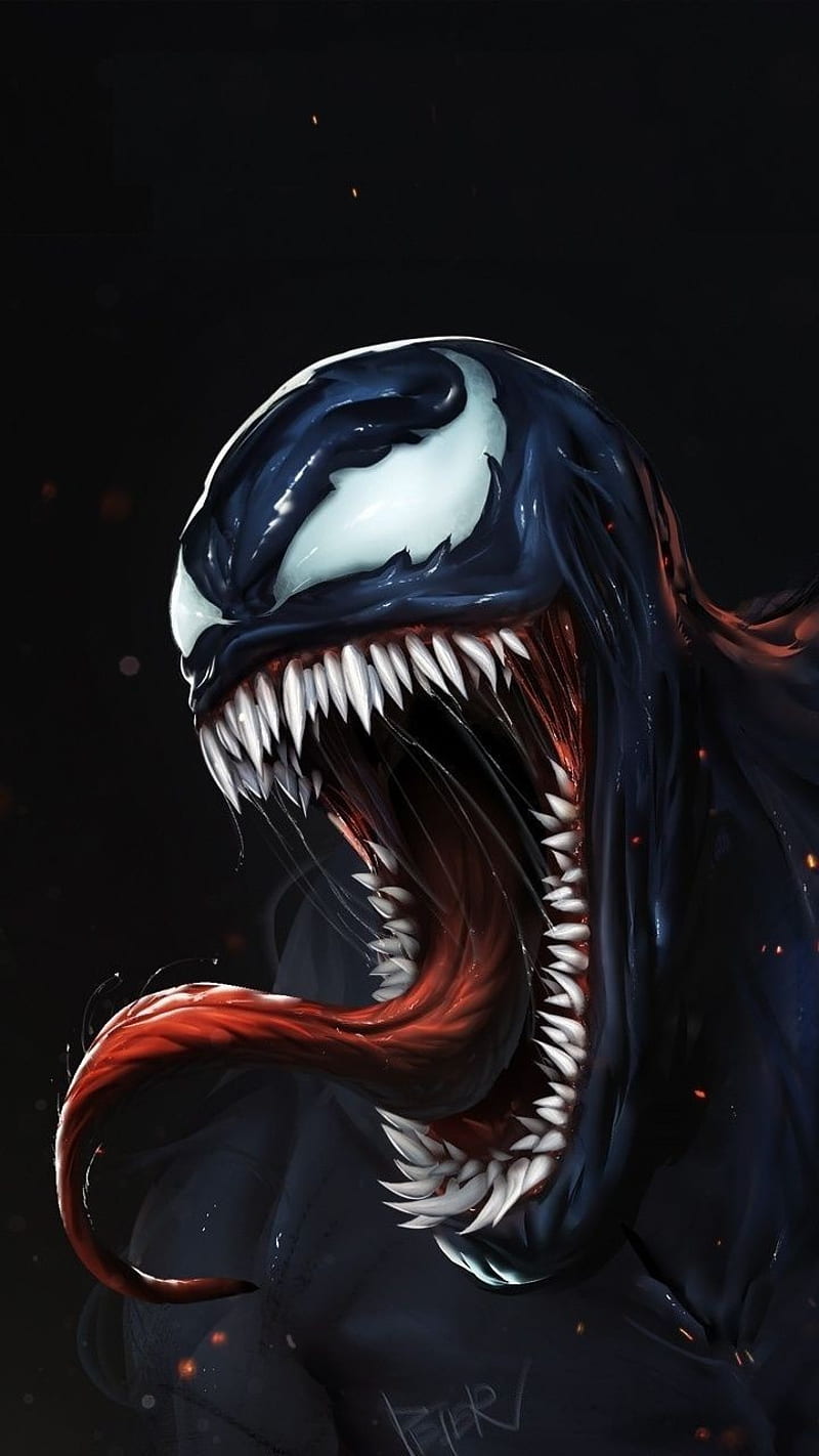 Black Venom Wallpapers  Top Free Black Venom Backgrounds  WallpaperAccess