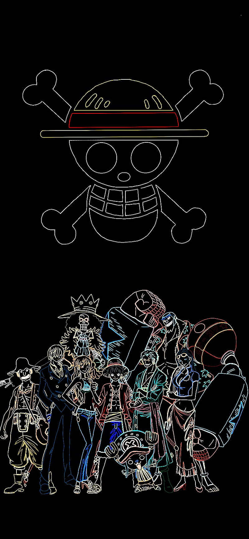 Strawhats, anime, luffy, one piece, strawhat, strawhat pirates, HD phone wallpaper