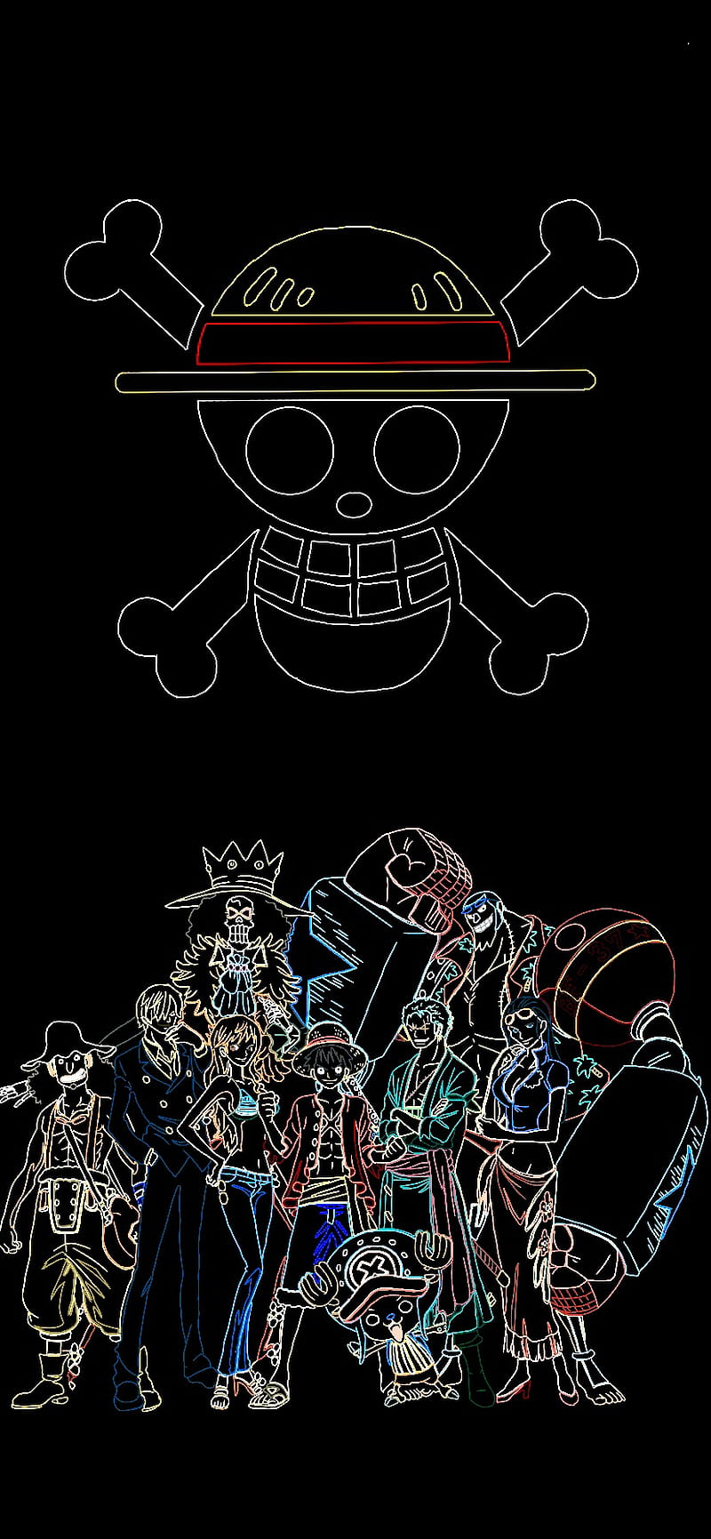 Straw Hat Pirates, anime, one piece, HD phone wallpaper