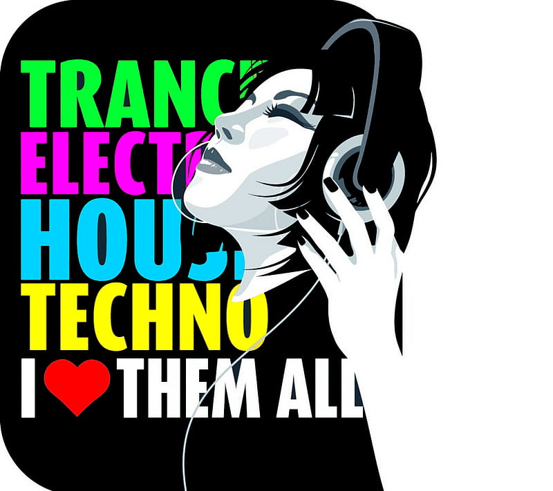 I love Them All, electron, house, music, techno, trance, HD wallpaper