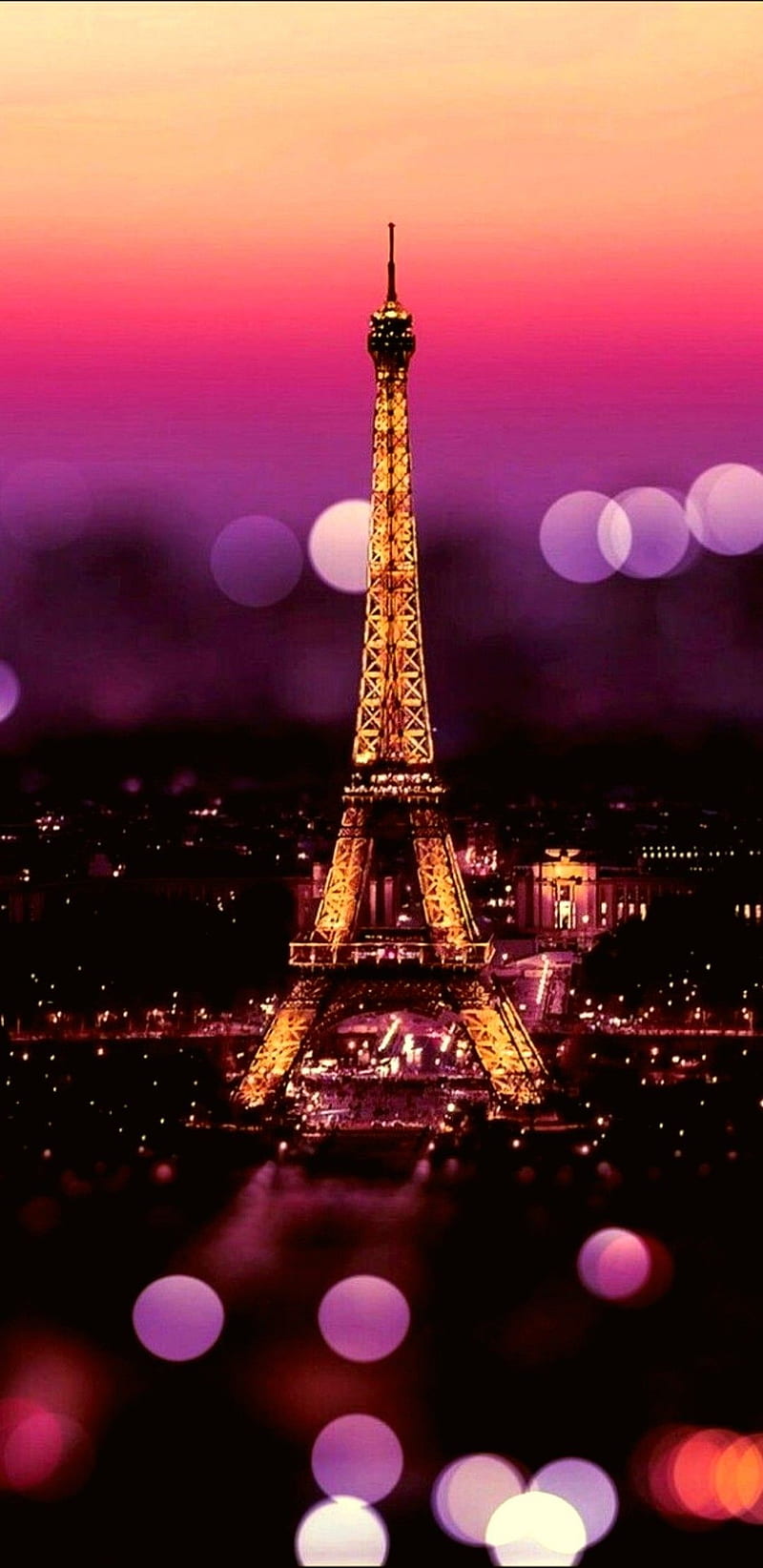 Beautiful Paris, eiffel tower, night, pink, sparkle, tower, HD phone  wallpaper | Peakpx