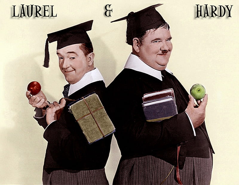 Laurel and Hardy, hollywood, laurel, hardy, humour, classic, HD wallpaper