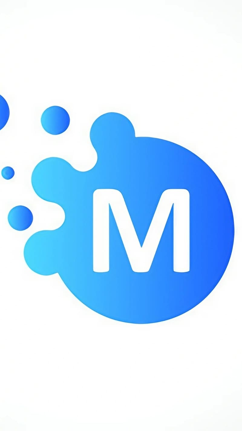 M Naam Wale, blue m, letter m, HD phone wallpaper | Peakpx