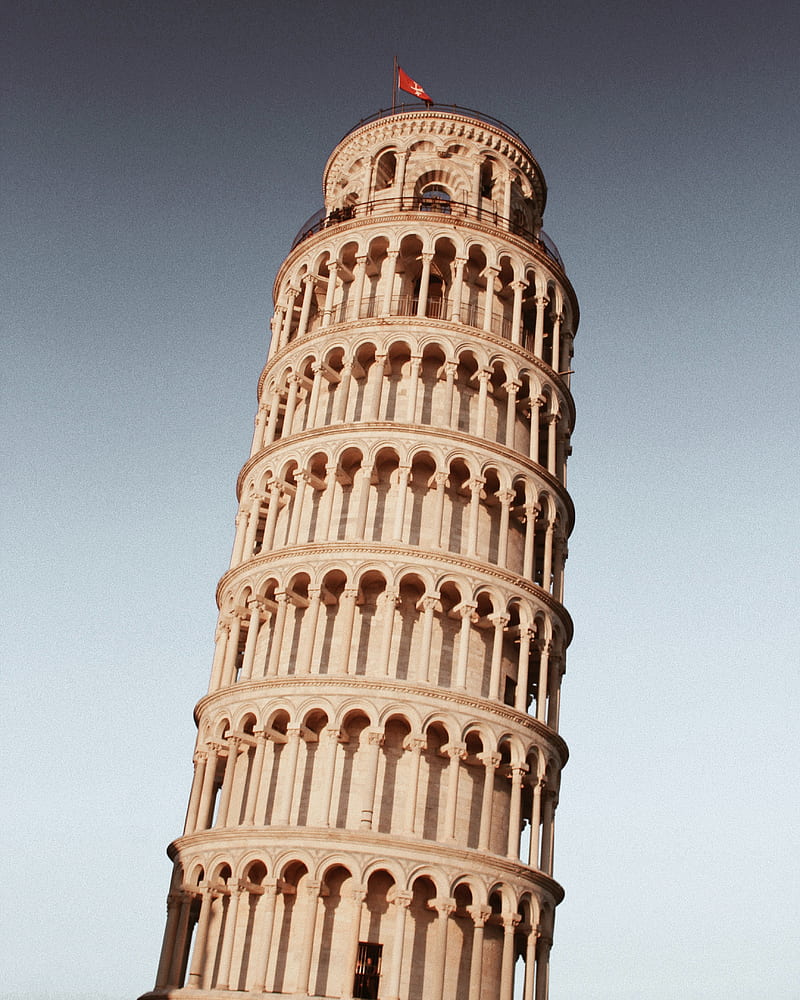 leaning tower of pisa, tower, architecture, interesting place, HD phone wallpaper