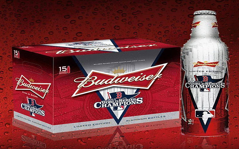 Championship Buds, boston, champions, red sox, budweiser, beer, world series, HD wallpaper
