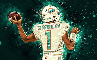 Download Tua Tagovailoa shines under the bright lights of the football  stadium Wallpaper