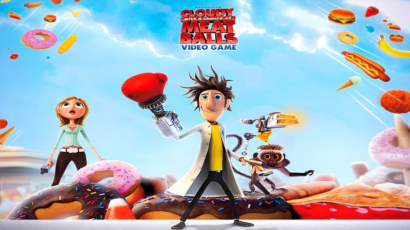 Video Game, Cloudy With A Chance Of Meatballs, HD wallpaper