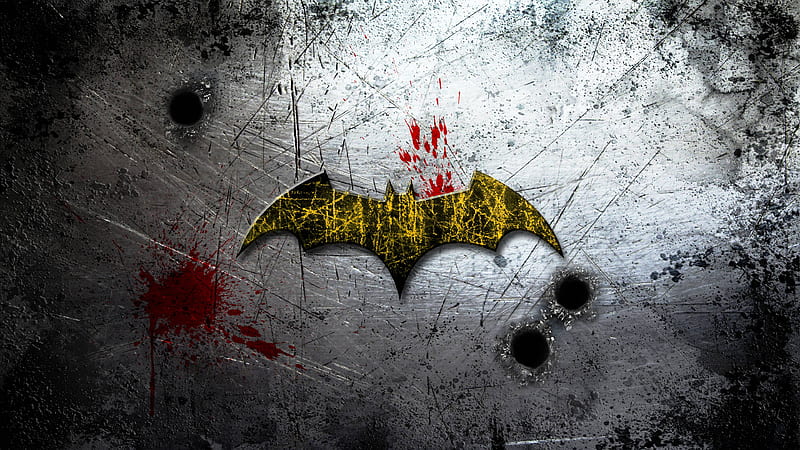 bats logo, dark, knight, HD wallpaper