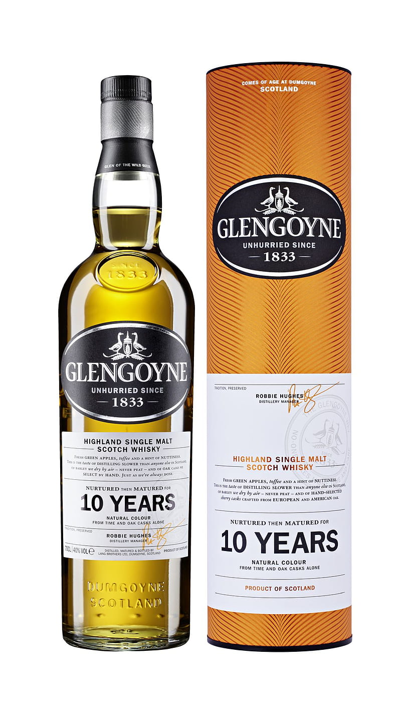 Glengoyne Scotch, 10yo, scotch whisky, single malt, HD phone wallpaper