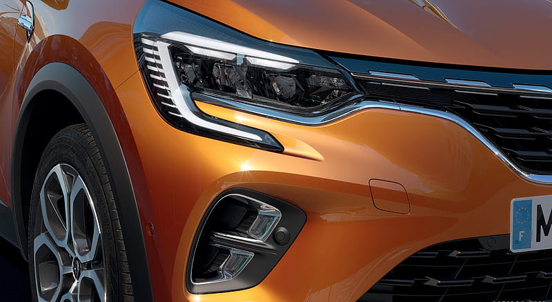 2020 Renault Captur (Color: Atacama Orange) - Headlight , car, HD wallpaper