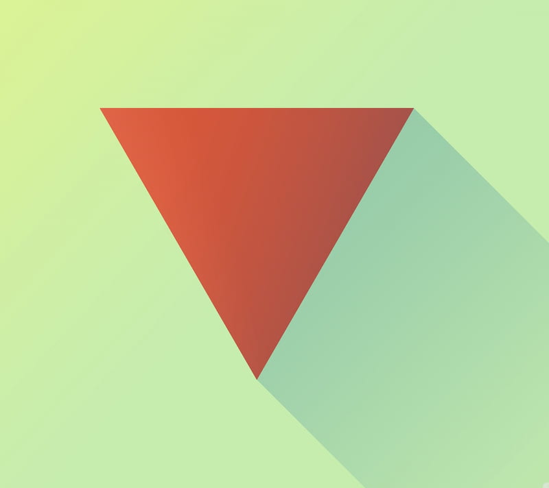 Triangle, abstract, minimal, shadow, HD wallpaper
