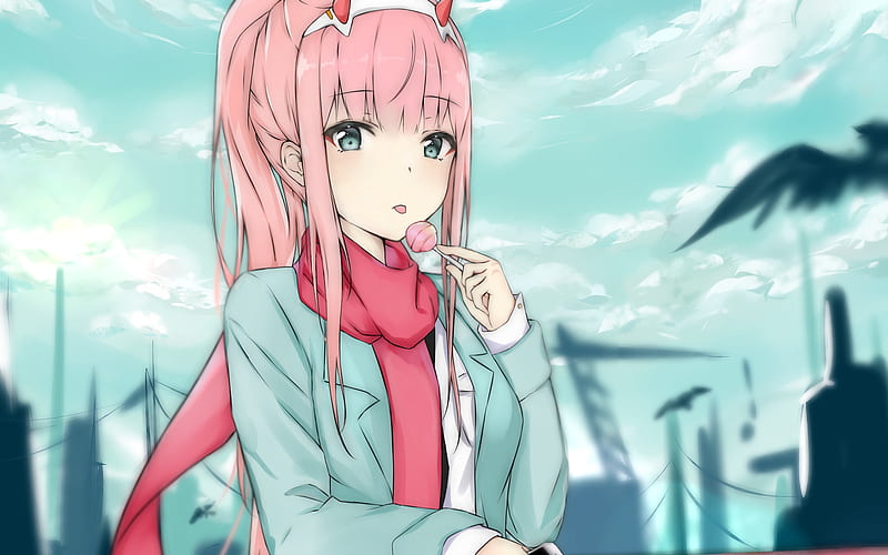 Anime Darling in the FranXX HD Wallpaper by 名倉皚