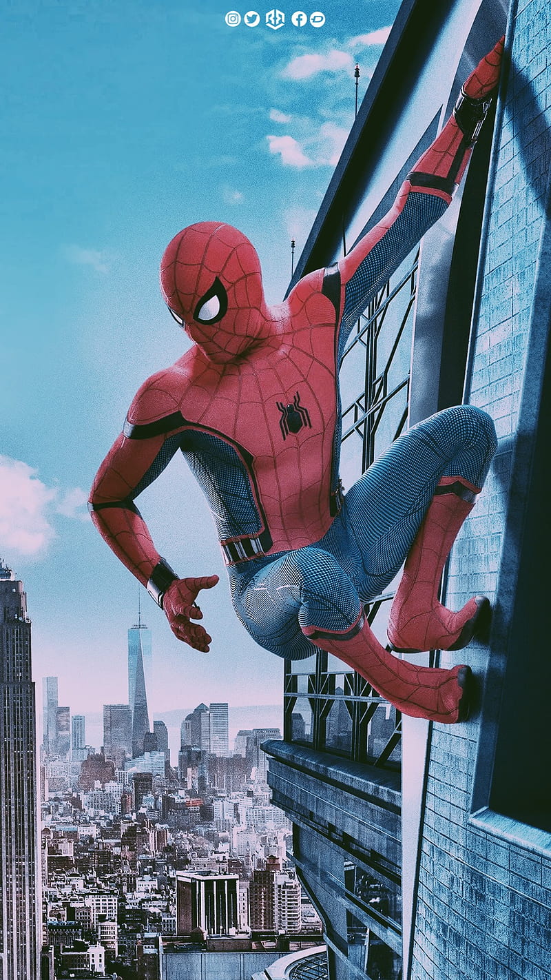 Spiderman, lejos, de, casa, maravilla, superhéroe, Fondo de pantalla de  teléfono HD | Peakpx