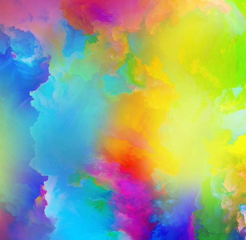 Samsung Galaxy M20, explosion, colour, color, abstract, colorful, colors, HD wallpaper