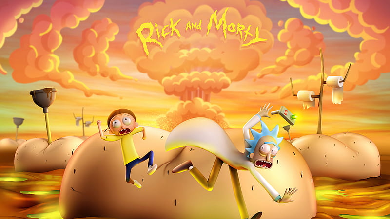 Morty Smith Rick Sanchez Art, HD wallpaper