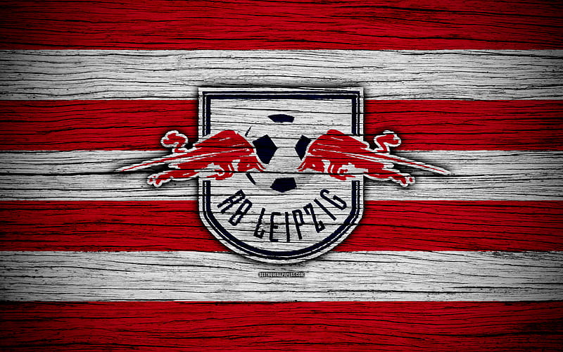 RB Leipzig, club, emblem, leipzig, logo, soccer, wooden, HD wallpaper