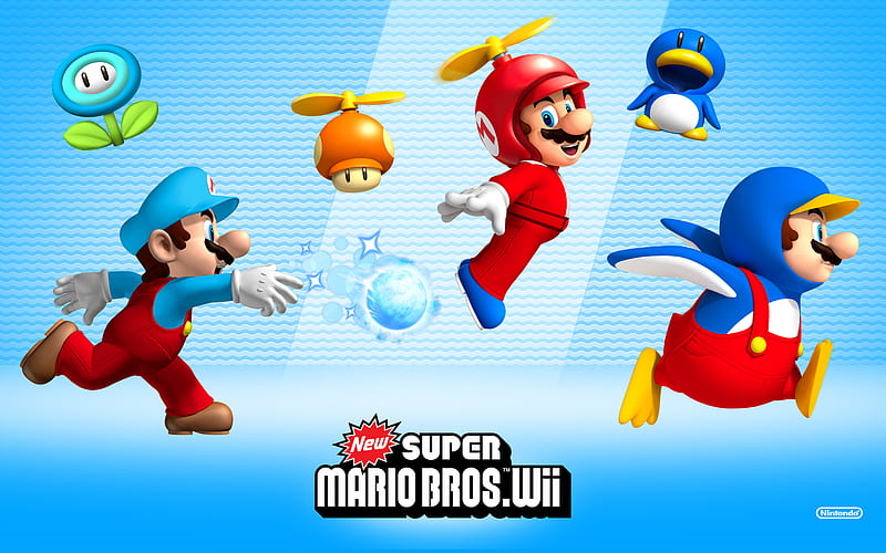 New Super Mario Bros Wii, kids . New Super Mario Bros Wii, kids stock, Super Mario Funny, HD wallpaper