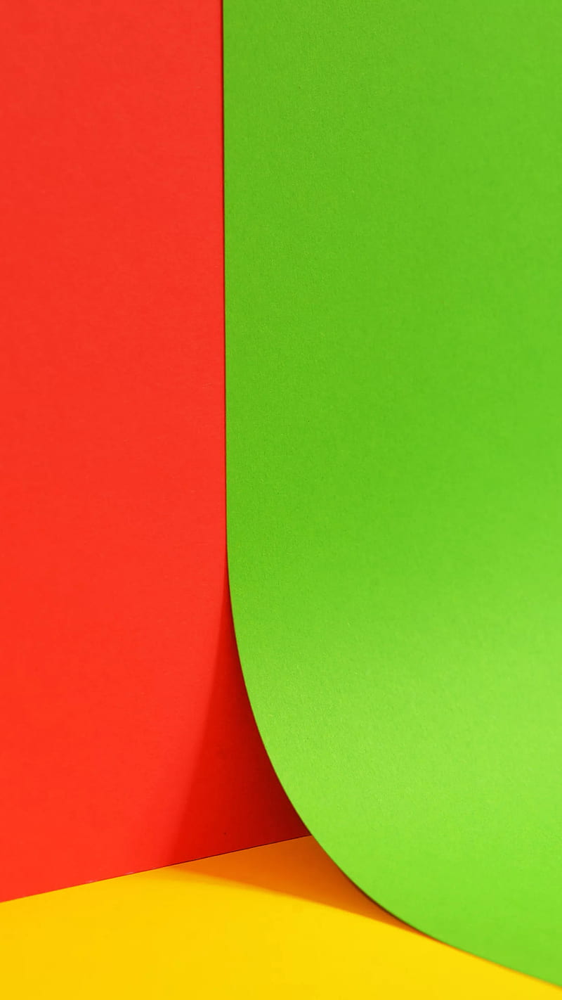 Colors, paper, pattern, green, red, yellow, HD phone wallpaper