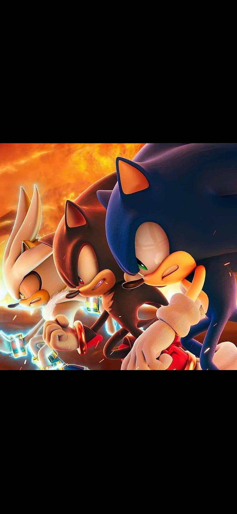 Download Sonic And Shadow The Hedgehog Pfp Fanart Wallpaper