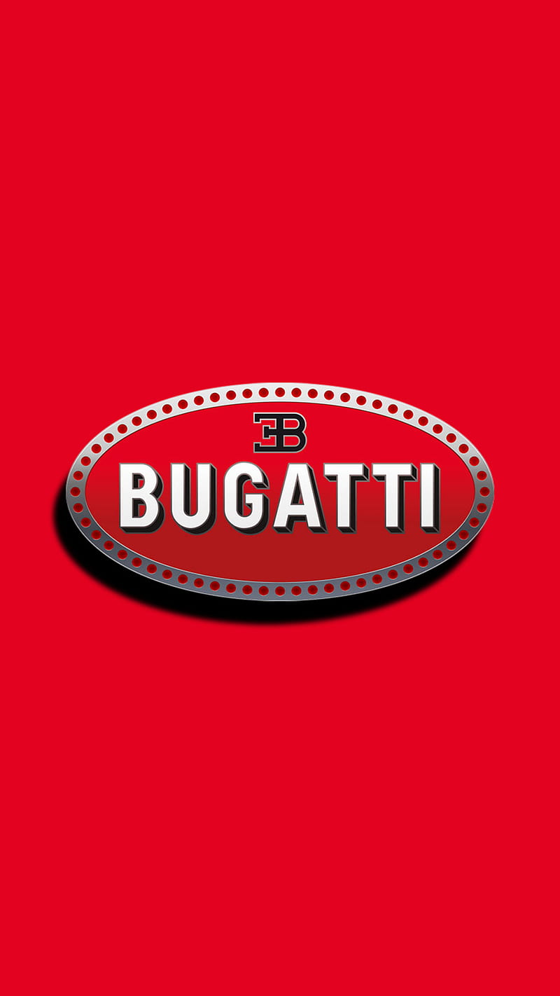 Red Bugatti Logo, Bugatti Logo, Car, Hd Phone Wallpaper | Peakpx