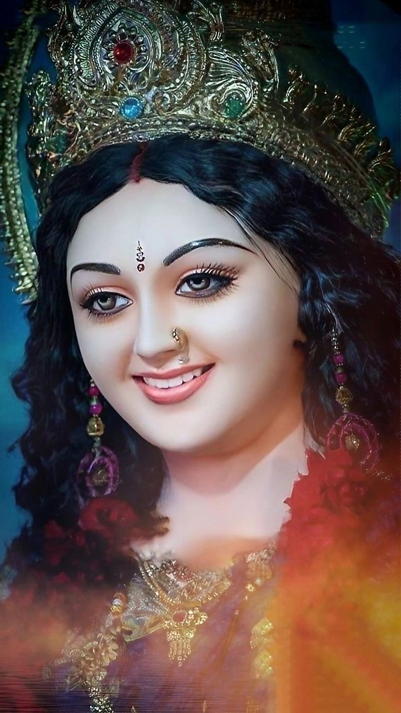 Durga Devi, Durga Maa Smiling Statue, goddess, bhakti, devotional ...