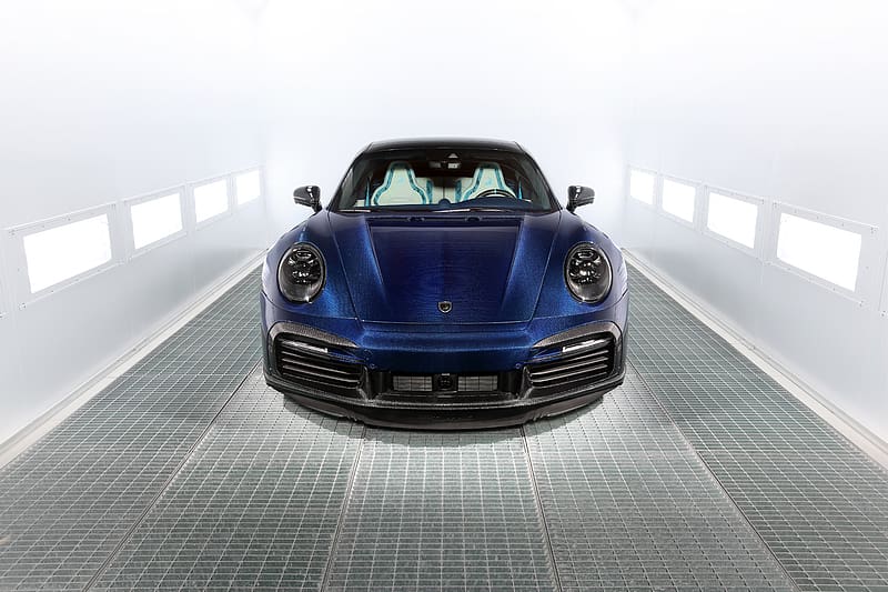 2023 Porsche 911 Turbo S - Full Black/Blue Carbon 911 by TopCar