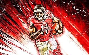 Download Wide Receiver Julio Jones #11 of the Atlanta Falcons Wallpaper