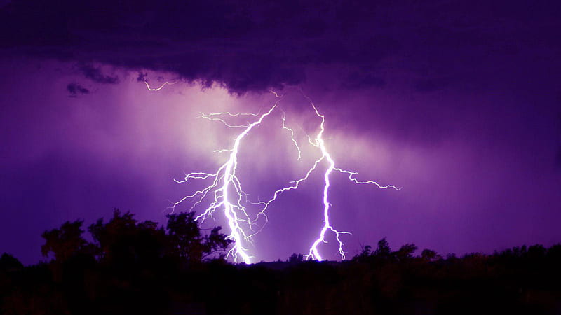 White Lightning Purple Aesthetic Sky Background Purple Aesthetic, HD wallpaper